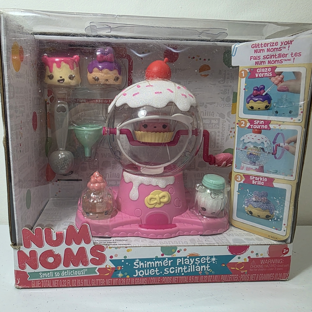 Num Noms Glitter Gumball Playset - Pink and White